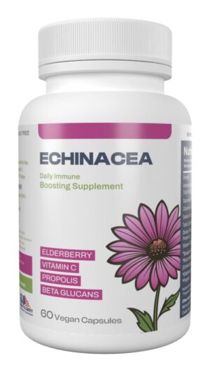 Envase cápsulas inmunológicas equinácea y saúco Only Nutri Labs