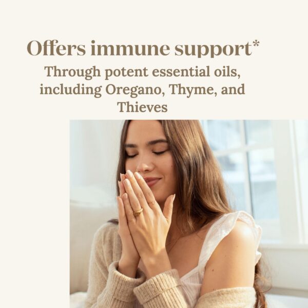 Envase y cápsulas blandas Inner Defense de Young Living para bienestar estacional