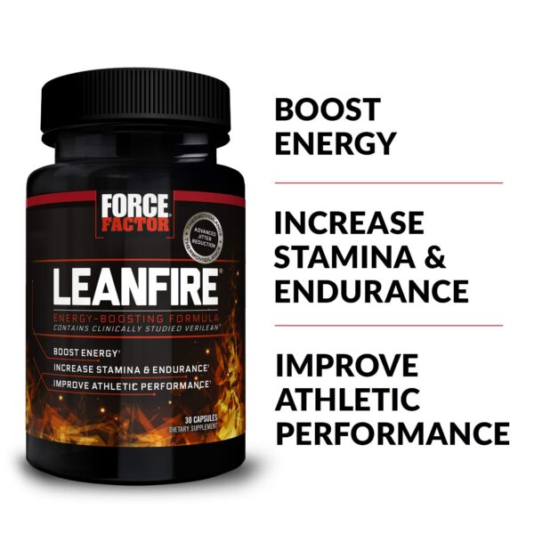 Version 1.0.0 Envase con cápsulas pre entreno LeanFire paquete de 3