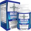 Envase de cápsulas suplemento limpieza ácido úrico URIC Acid Cleanse