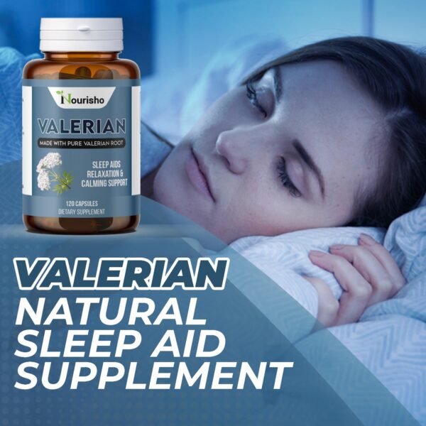 Version 1.0.0 Envase cápsulas valeriana suplemento sueño natural