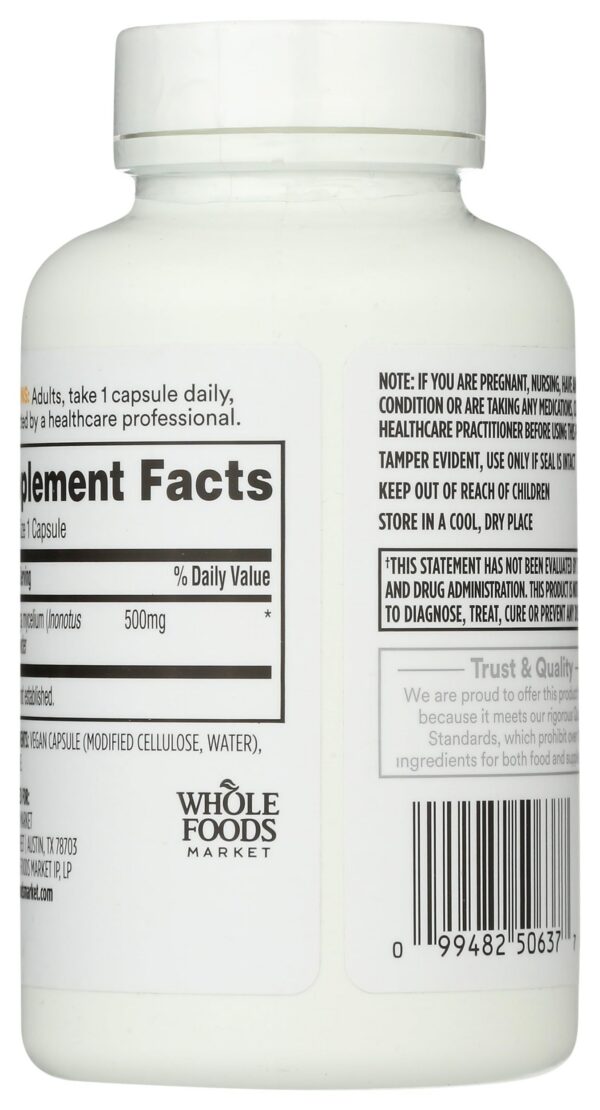 Envase de chaga 365 by Whole Foods Market