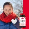 Envase frontal de Coenzima Q10 100mg Olympian Labs