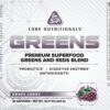 Envase de Core Greens Platinum con probióticos