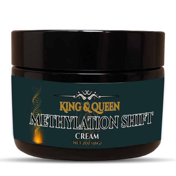 Envase de crema metilación King & Queen Wellness 2 oz.