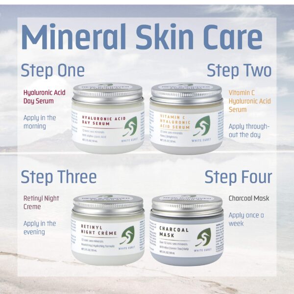 Envase crema retinol hidratante White Egret vista trasera