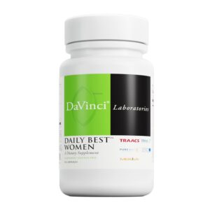 Version 1.0.0 Envase DAVINCI Labs Daily Best Women multivitamínico 90 cápsulas