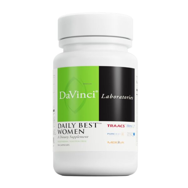 Envase DAVINCI Labs Daily Best Women multivitamínico 90 cápsulas