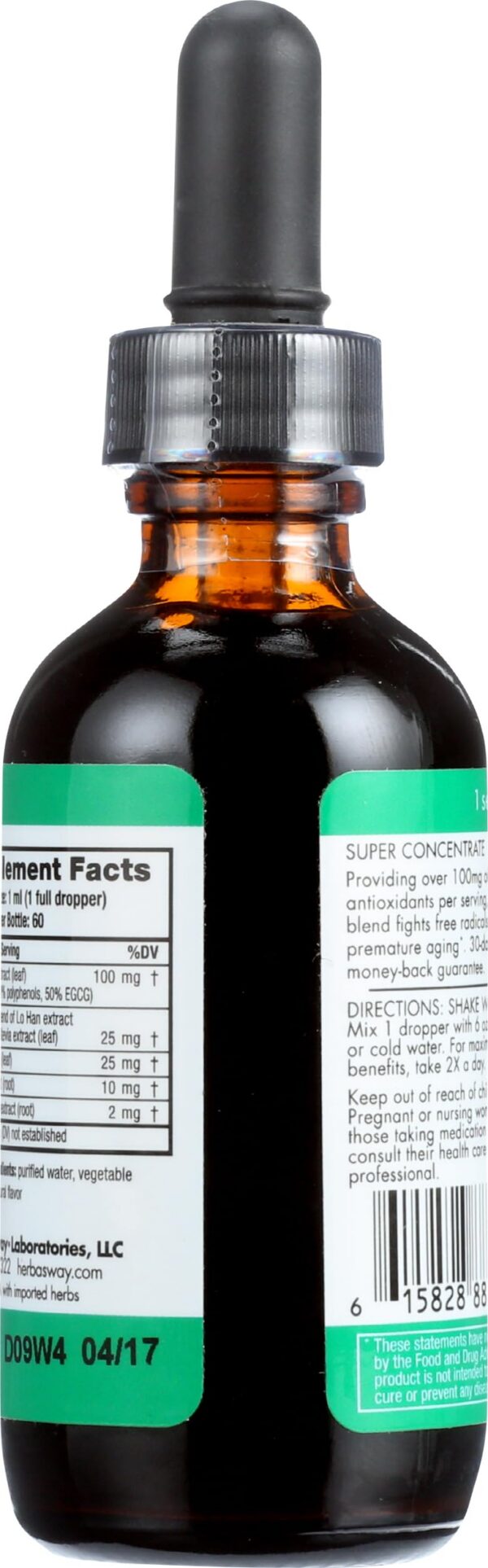 Version 1.0.0 Envase detalle té verde HerbaGreen natural y antioxidante