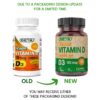 Envase suplemento vitamina d3 vegano DEVA 90 cápsulas