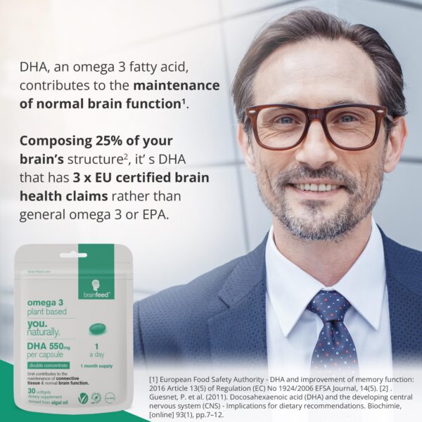 Envase de DHA de algas sostenible