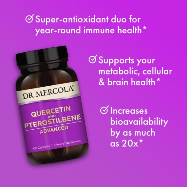 Version 1.0.0 Envase Dr Mercola Quercetin & Pterostilbene Advanced