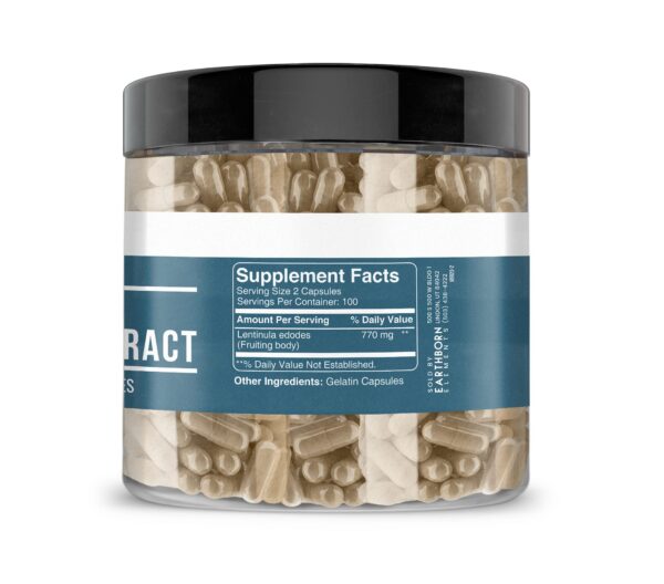 Envase Earthborn Elements cápsulas pure shiitake Asia