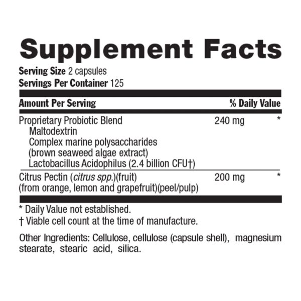 Envase frontal suplemento probiótico Acidophilus Country Life