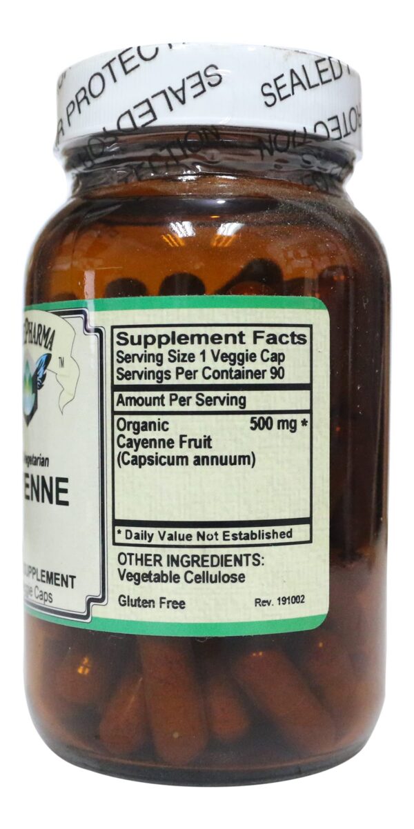 Version 1.0.0 Envase frontal de AlchePharma fruto de cayena orgánico