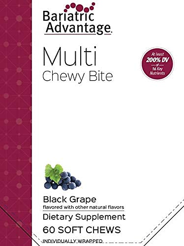 Envase frontal de multivitamínico Bariatric Advantage Multi Chewy Bite