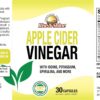 Version 1.0.0 Envase frontal cápsulas vinagre de manzana soporte inmunológico Rise-N-Shine