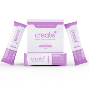 Envase frontal Create creatina Creapure 5 g