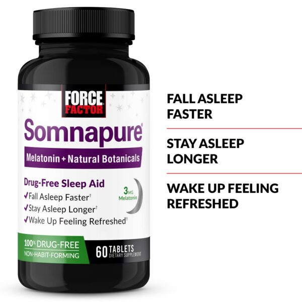 Caja de Somnapure suplemento sueño natural Force Factor