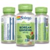 Envase frontal Ginseng Coreano 550 mg SOLARAY vegano