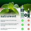 Envase frontal gotas líquidas stevia sin calorías NatriSweet