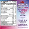 Envase frontal multivitamínico prenatal Nature's Nutrition