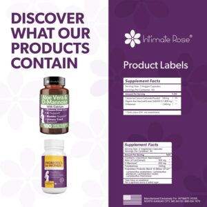 Envase frontal probióticos Intimate Rose salud vaginal bienestar