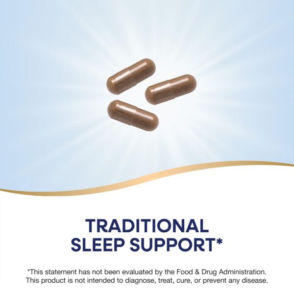 Envase frontal raíz de valeriana Nature's Way 100 cápsulas