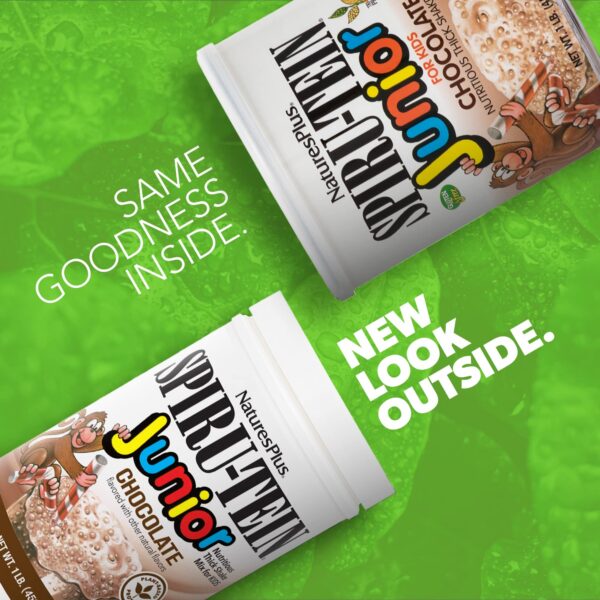 Version 1.0.0 Envase frontal SPIRU-TEIN Junior sabor chocolate