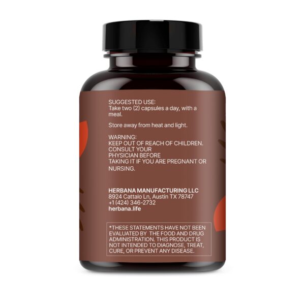 Envase frontal Super Hongos 8 en 1 cápsulas Herbana Manufacturing