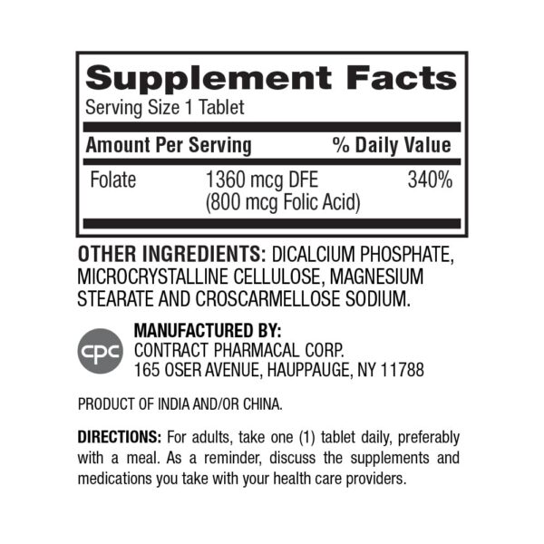 Version 1.0.0 Envase frontal suplemento ácido fólico Earth's Splendor