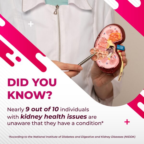 Envase frontal suplemento limpieza renal NURAFUSE