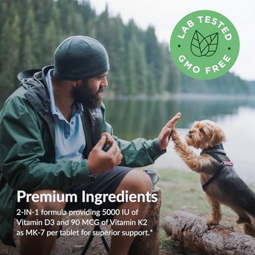 Envase futurebiotics suplemento vitamina k2 d3 360 tabletas