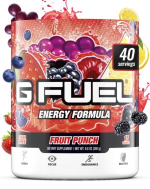 Version 1.0.0 Envase G Fuel sabor punch de fruta 40 porciones