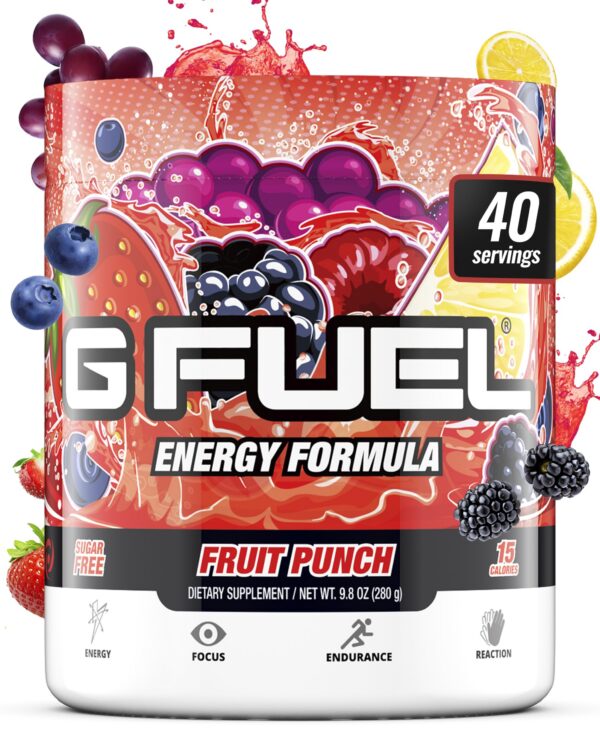 Envase G Fuel sabor punch de fruta 40 porciones