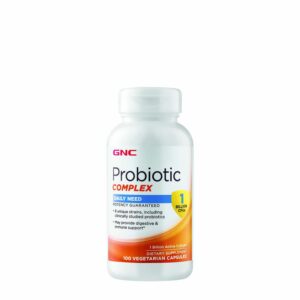 Version 1.0.0 Envase GNC Probiotic Complex Daily Need 100 cápsulas vegetarianas