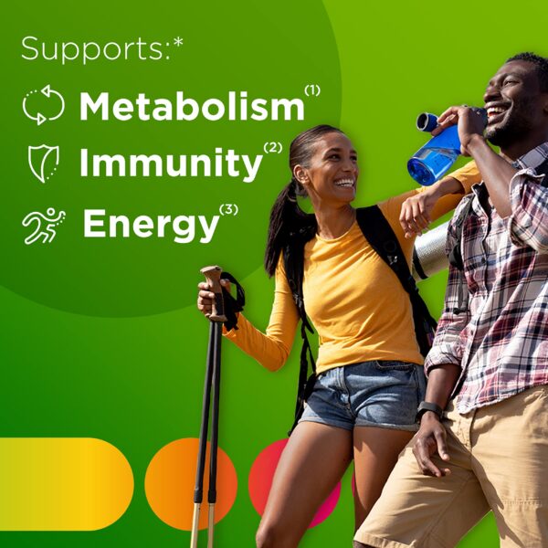 Envase de gominolas Centrum MultiGummies mostrado de cerca