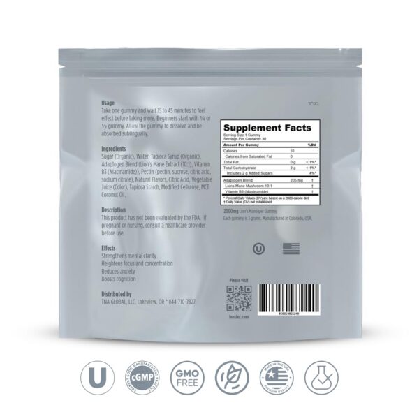 Envase de gominolas Melena de León LOOSIEZ