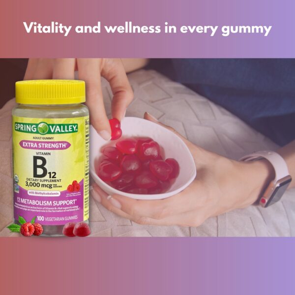 Envase gomitas B12 vegetariano