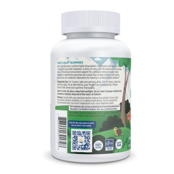 Envase gomitas calmantes Nordic Naturals para niños