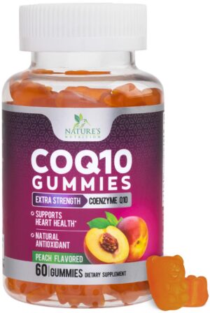 Envase gomitas CoQ10 100mg Nature's Nutrition