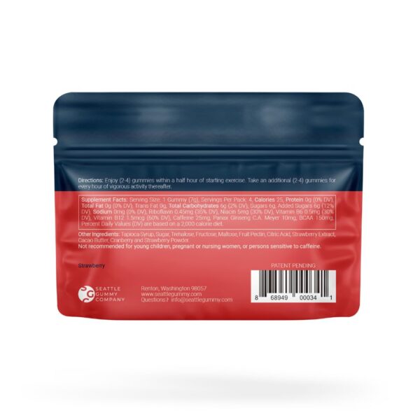 Version 1.0.0 envase gomitas energía sostenida power up