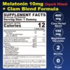 Envase de gomitas de melatonina para adultos 60 días