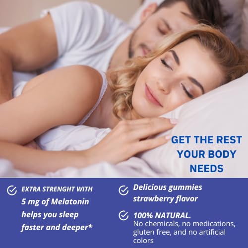 Envase gomitas melatonina presentación completa