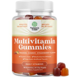 Version 1.0.0 Envase gomitas multivitamínicas halal Natures Craft 90 unidades