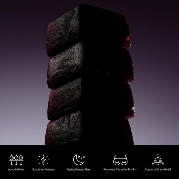 Envase de gomitas para dormir Haroutine con melatonina y L-teanina