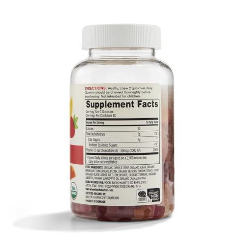 Version 1.0.0 Envase gomitas vitamina d3 365 whole foods market