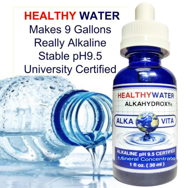 Version 1.0.0 Envase de gotas alcalinas ALKA VITA para salud y energía