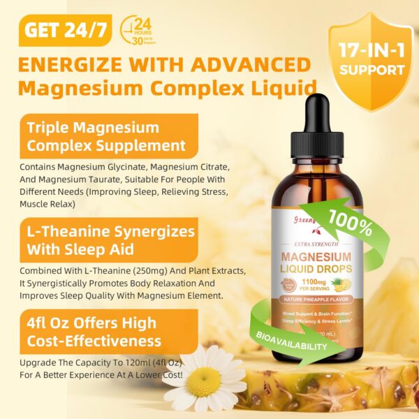 Envase de gotas de magnesio