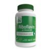 Envase de Health Thru Nutrition riboflavina 100mg 100 cápsulas vegetales